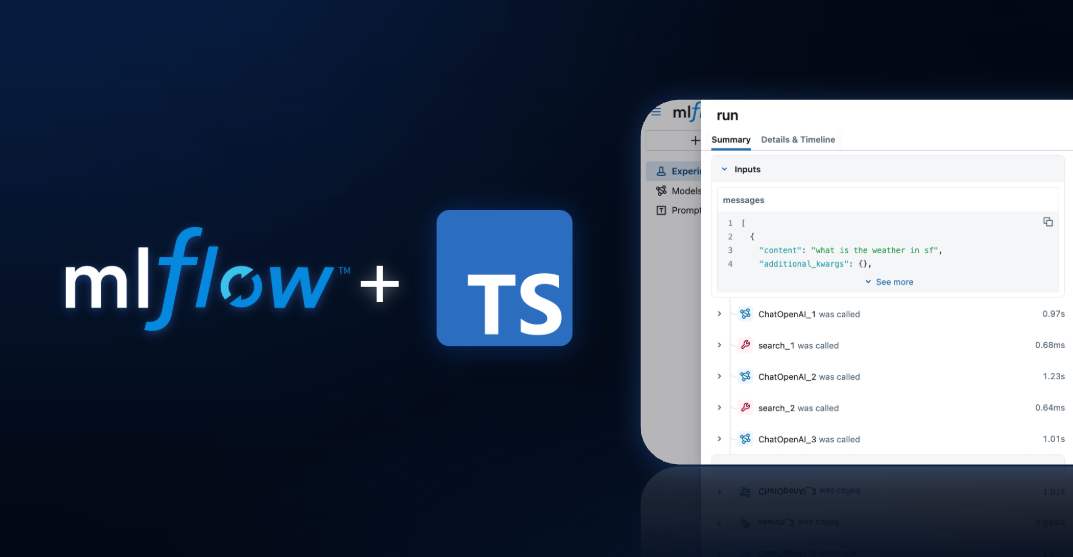 MLflow TypeScript SDK Hero